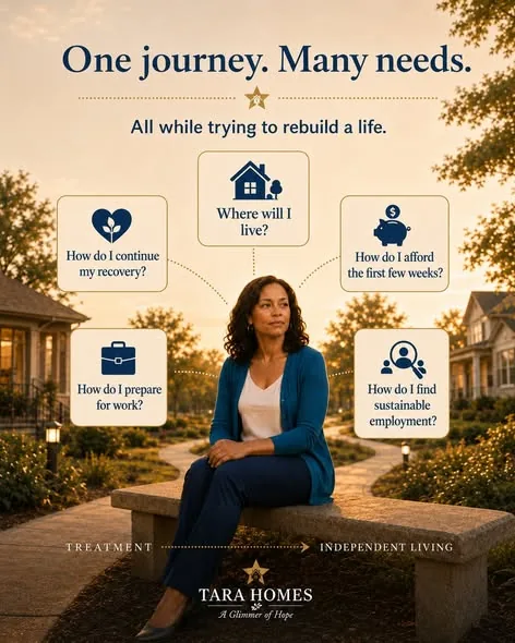 One journey. Many needs. All while trying to rebuild a life.